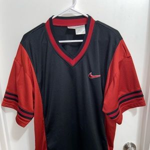 Vintage Nike White Tag Red/Black Jersey